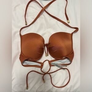 Victoria's Secret Rust Bronze Bikini Top